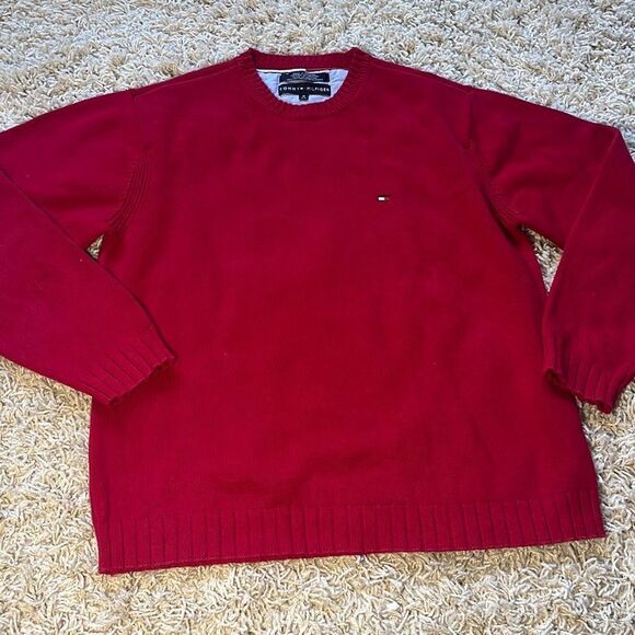 Tommy Hilfiger Logo Sweater Mens M - Picture 1 of 9